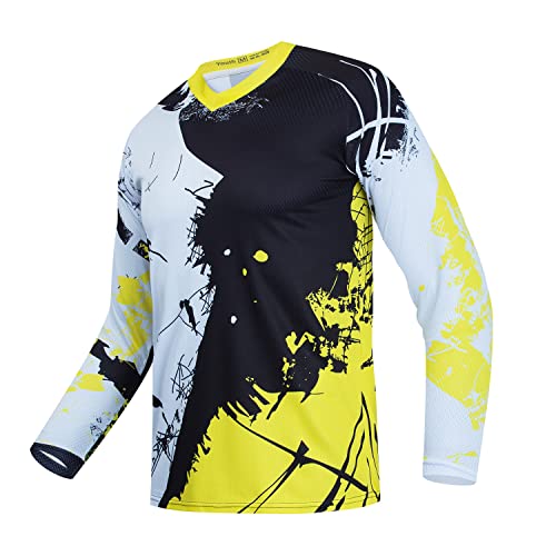Kinder Radtrikot Downhill Shirts Jahre Mädchen Jungen Fahrrad MTB Kinderkleidung Langarm Powersports Fahrrad BMX Tops von HimyBB