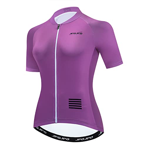 Radtrikot für Damen, Fahrrad-Shirt, Team-Biking-Strumpfhose, Kleidung, Violett, Mittel Radtrikot für Damen, Fahrrad-Shirt, Team-Biking-Strumpfhose, Kleidung, Violett, Mittel von HimyBB