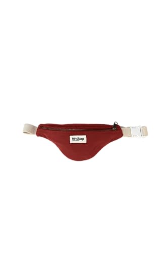 HINDBAG – Kollektion Augustin – Kinder Fanny Pack - Bio-Baumwolle (Terracotta Rot) von Hindbag