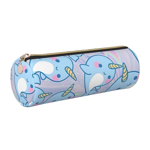 Hingor Federmäppchen mit niedlichem Fisch-Druck, tragbar, Schreibwaren-Tasche, Kosmetik-Organizer-Tasche für Mann und Frau von Hingor