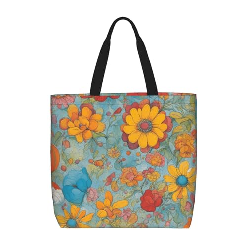 Modische Schultertasche mit Reißverschluss in leuchtenden Farben, lässige Handtasche, Shopper für Arbeit und Reisen von Hingor