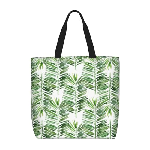 Palm Tree1 Bedruckte modische Schultertasche mit Reißverschluss, lässige Handtasche, Shopper für Arbeit und Reisen von Hingor