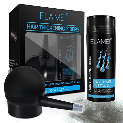 Hinourisha Haarpuder Männer, Hair filler, Hair fiber spray, Schütthaar zum Sofortigen Kaschieren Kahler Stellen, Haaraufbaufasern, Haarverdichtung für Frauen und Männer (Dunkelbraun mit Applikator) Hinourisha Haarpuder Männer, Hair filler, Hair fiber spray, Schütthaar zum Sofortigen Kaschieren Kahler Stellen, Haaraufbaufasern, Haarverdichtung für Frauen und Männer (Dunkelbraun mit Applikator) von Hinourisha