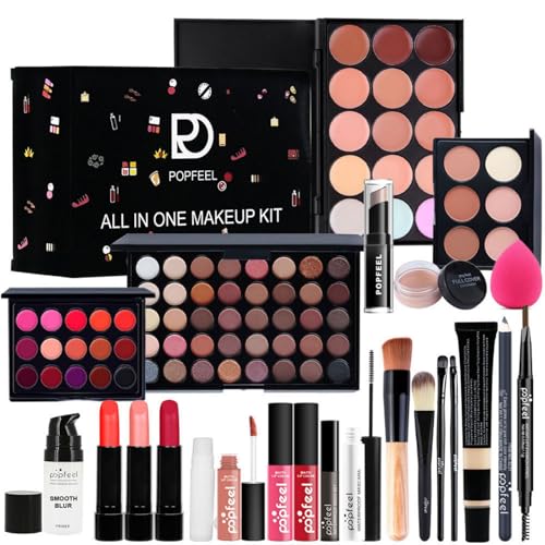 Hinourisha Make Up Set, Schminke Set, Makeup Set Geschenkset mit Lidschatten, Lipgloss, Rouge, Concealer, Lippenstift, Mascara, Pinsel usw, schminkset für Teenager Mädchenund Frauen#190 Hinourisha Make Up Set, Schminke Set, Makeup Set Geschenkset mit Lidschatten, Lipgloss, Rouge, Concealer, Lippenstift, Mascara, Pinsel usw, schminkset für Teenager Mädchenund Frauen#190 von Hinourisha