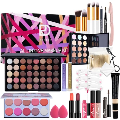 Hinourisha Make Up Set, Schminke Set, Makeup Set Geschenkset mit Lidschatten, Lipgloss, Rouge, Concealer, Lippenstift, Mascara, Pinsel usw, schminkset für Teenager Mädchenund Frauen#193 Hinourisha Make Up Set, Schminke Set, Makeup Set Geschenkset mit Lidschatten, Lipgloss, Rouge, Concealer, Lippenstift, Mascara, Pinsel usw, schminkset für Teenager Mädchenund Frauen#193 von Hinourisha