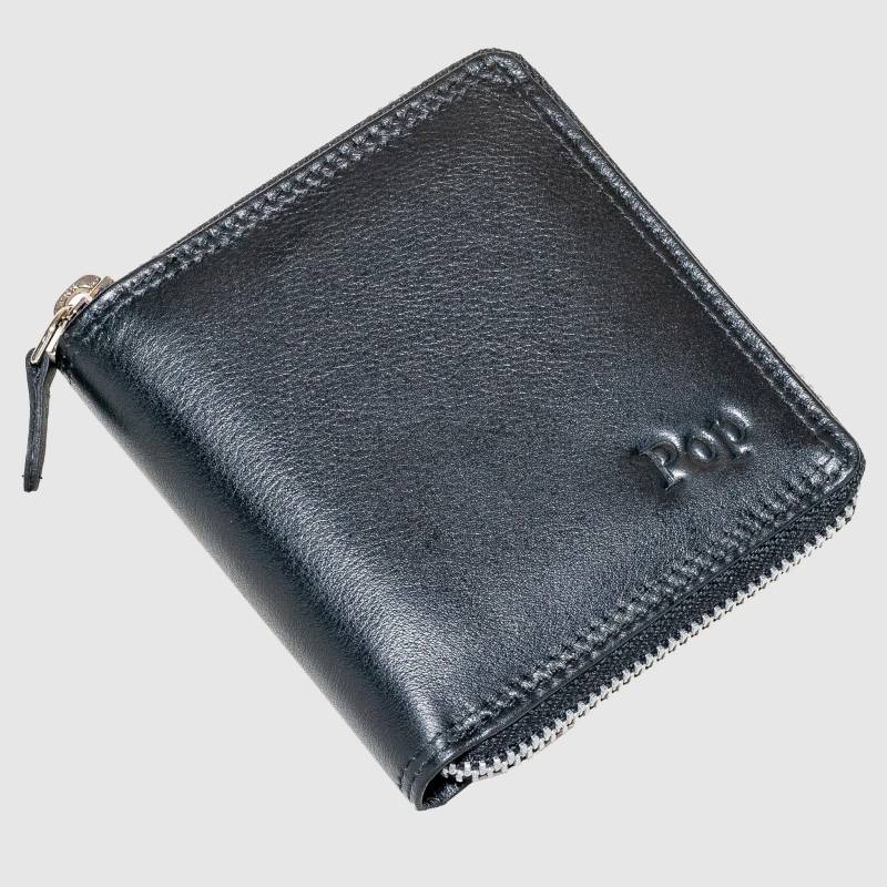 Herren Monogramm Leder Reißverschluss Portemonnaie Herren Monogramm Leder Reißverschluss Portemonnaie von HinterlandFoil