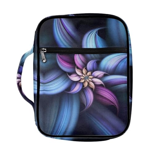 Hinthetall Art Flower Bibelhülle für Frauen, Bibelhüllen für Outdoor, universelle Passform, Standardgröße, Bibelgeschenk für Frauen, Männer, Kinder, christliche multifunktionale Bibeltasche mit von Hinthetall