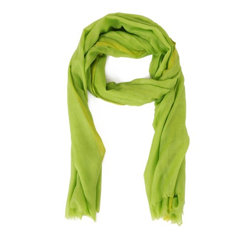 HINZE (SH111) Seiden/Wollschal Farbe: grün, Größe: 70 x 200 cm, luxuriöser Schal für Damen und Herren, unisex, Winter- und Sommerschal von Hinze Blackforest Fashion Snuggery