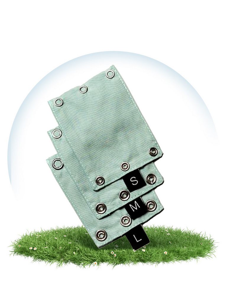 Hinzling Body - Verlängerung im 3er-Set – Baby Bodyverlängerung mit Druckknopf mit praktischen Druckknöpfen von Hinzling