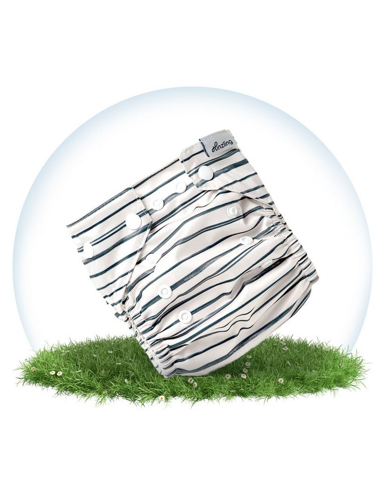 Hinzling Stoffwindeln Größenverstellbar & aus recyceltem Polyester – Weiche Passform von Hinzling