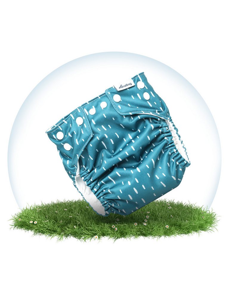 Hinzling Stoffwindeln Größenverstellbar & aus recyceltem Polyester – Weiche Passform von Hinzling