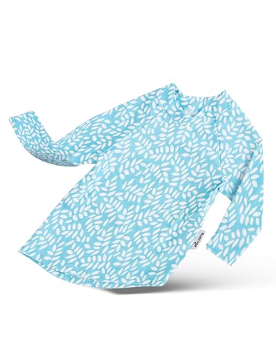 Hinzling UV Shirt Kinder Malibu Blue (M - 74/80) – Langarm & UPF 50+ Sonnenschutz – Ökotex Zertifiziert & schadstofffrei – UV Kleidung Baby gemütlich & nachhaltig – Made in Europe von Hinzling