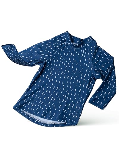 Hinzling UV Shirt Kinder Midnight Rain (XL - 98/104) – Langarm & UPF 50+ Sonnenschutz – Ökotex Zertifiziert & schadstofffrei – UV Kleidung Baby gemütlich & nachhaltig – Made in Europe von Hinzling