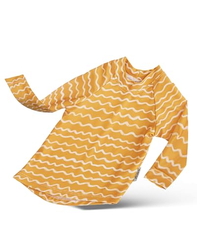Hinzling UV Shirt Kinder Sahara Sand (L - 86/92) – Langarm & UPF 50+ Sonnenschutz – Ökotex Zertifiziert & schadstofffrei – UV Kleidung Baby gemütlich & nachhaltig – Made in Europe von Hinzling