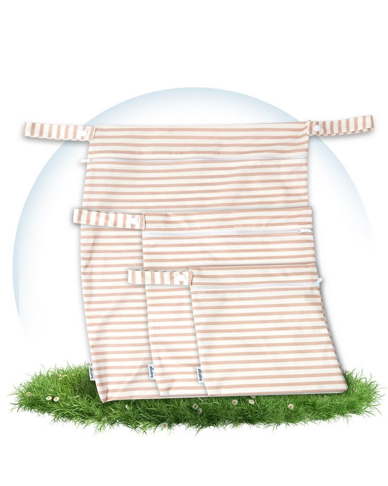 Hinzling Windeltasche Wetbag für Stoffwindeln – Nachhaltige Wetbags aus recyceltem Polyester von Hinzling