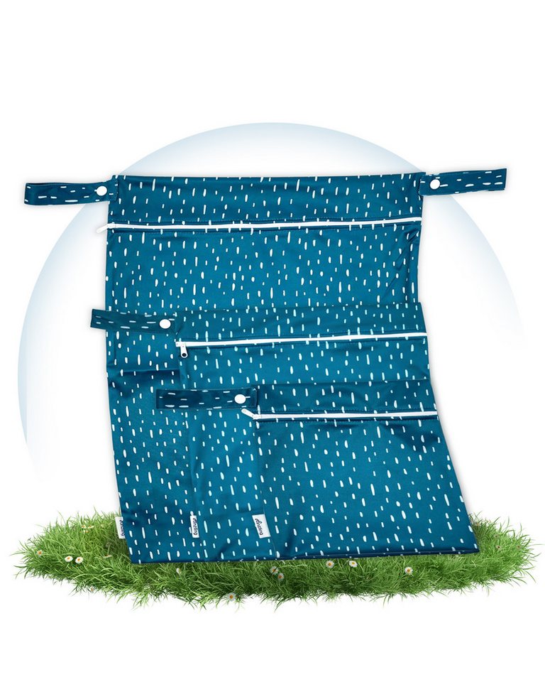 Hinzling Windeltasche Wetbag für Stoffwindeln – Nachhaltige Wetbags aus recyceltem Polyester von Hinzling