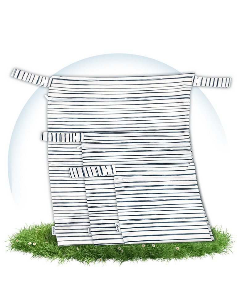 Hinzling Windeltasche Wetbag für Stoffwindeln – Nachhaltige Wetbags aus recyceltem Polyester von Hinzling