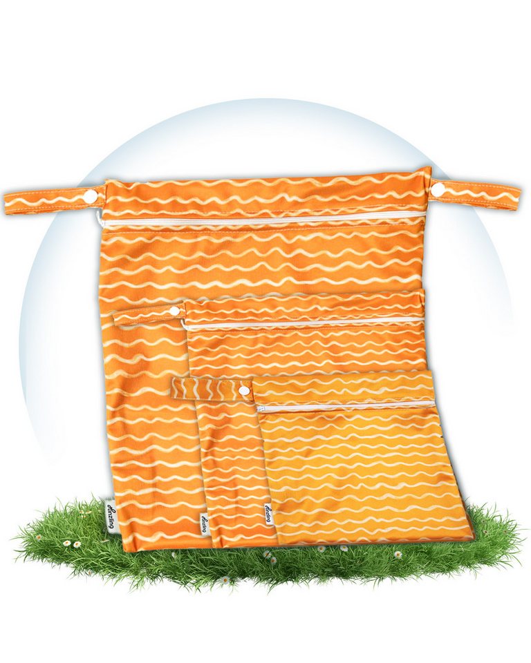 Hinzling Windeltasche Wetbag für Stoffwindeln – Nachhaltige Wetbags aus recyceltem Polyester von Hinzling