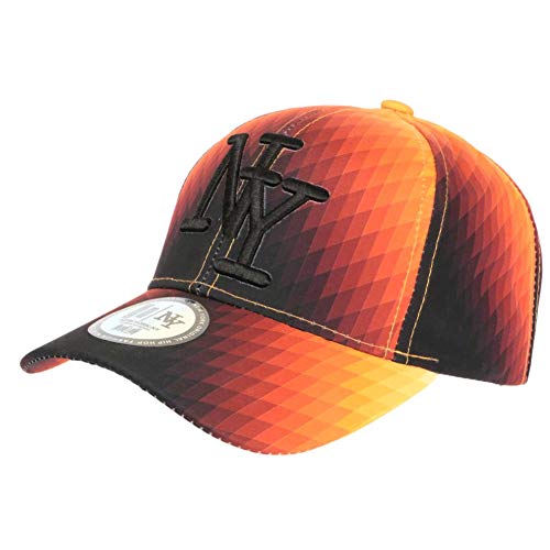 Hip Hop Honour Kinder Cap Orange und Schwarz Original 70s Baseball Heptis von 7 bis 11 Jahren – Jungen Gr. Einheitsgröße, Orange von Hip Hop Honour