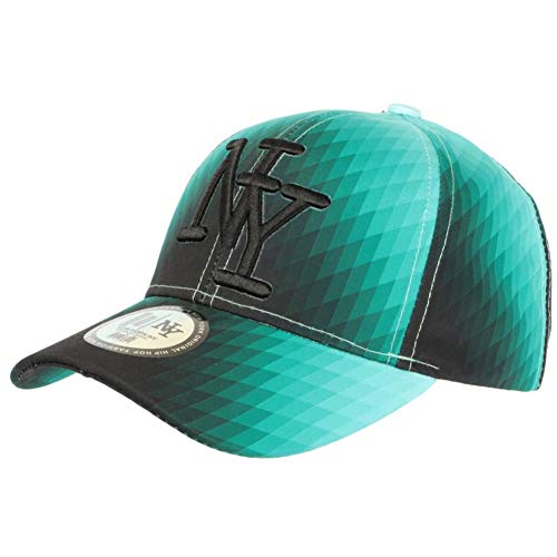 Hip Hop Honour Kinder Cap grün und schwarz Original 70s Baseball Heptis von 7 bis 11 Jahren – Jungen Gr. Einheitsgröße, grün von Hip Hop Honour