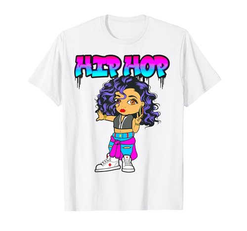 Hip Hop Is My Jam Rap-Musik tanzt Melanin Brown Skin Girls T-Shirt von Hip Hop Shopp