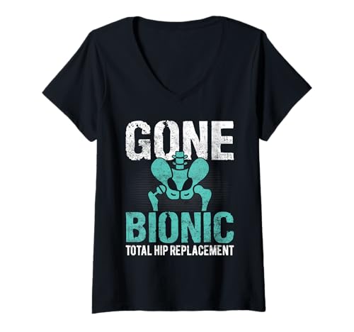Damen Total Hip Replacement Funny Joint Hip Chirurgie Recovery T-Shirt mit V-Ausschnitt Damen Total Hip Replacement Funny Joint Hip Chirurgie Recovery T-Shirt mit V-Ausschnitt von Hip Replacement Tees For Men Women