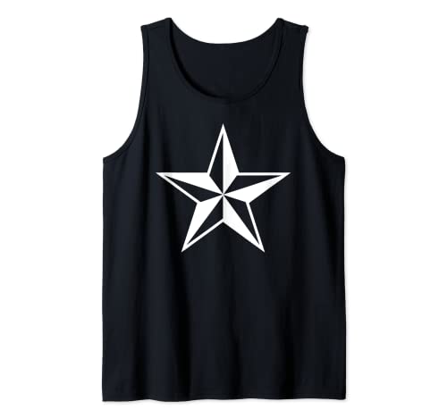 Weißer nautischer Stern – Meeresschiff für Herren und Damen Tank Top Weißer nautischer Stern – Meeresschiff für Herren und Damen Tank Top von Hip & Edgy, Plain Nautical Star Shirts & Hoodies