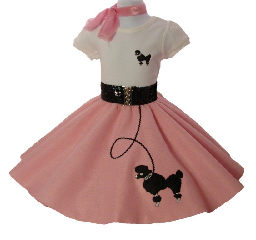 6 Stück 50Er Jahre Pudel Skirt Outfit Für Kleinkinder - 2 3 T 4 Größe/Farbe Wählen 6 Stück 50Er Jahre Pudel Skirt Outfit Für Kleinkinder - 2 3 T 4 Größe/Farbe Wählen von HipFiftiesFashion