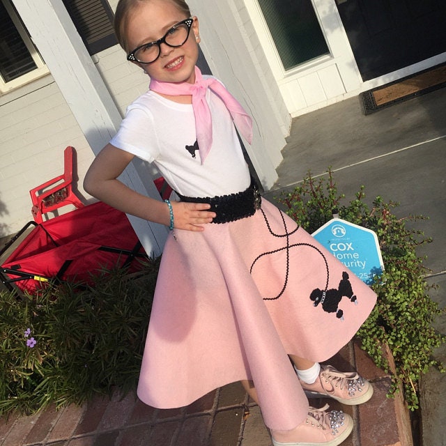 7 Pc 50Er Jahre Pudel-Rock-Outfit Für Kind - 4 5 6 8 Größe/Farbe Wählen 7 Pc 50Er Jahre Pudel-Rock-Outfit Für Kind - 4 5 6 8 Größe/Farbe Wählen von HipFiftiesFashion
