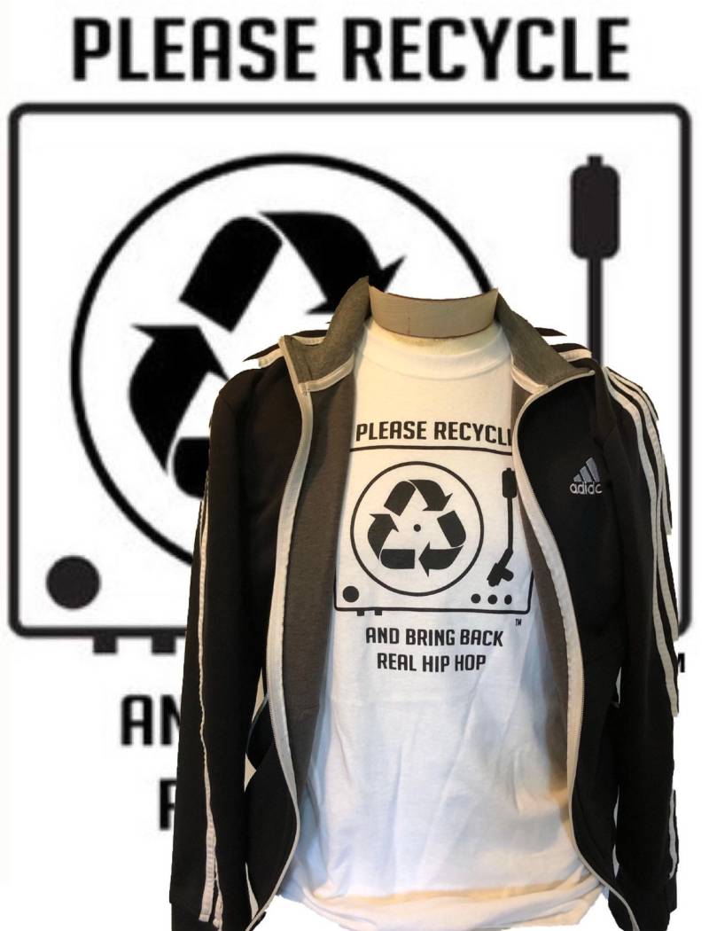 Bitte Recycle Weiß/Schwarz Bitte Recycle Weiß/Schwarz von HipHopsApparel