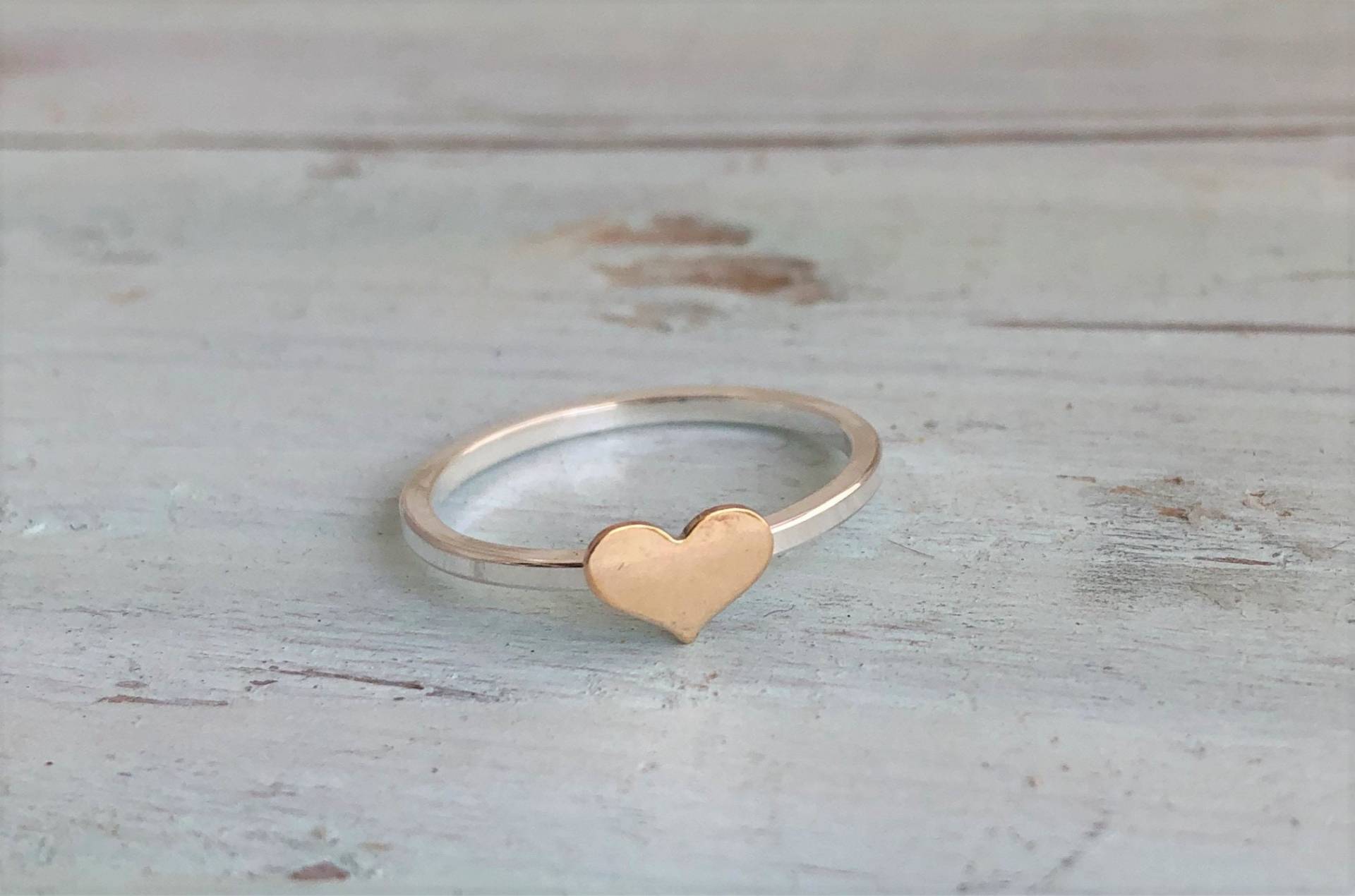 Gold Herz Ring Gold Herz Ring von HipMomJewelry