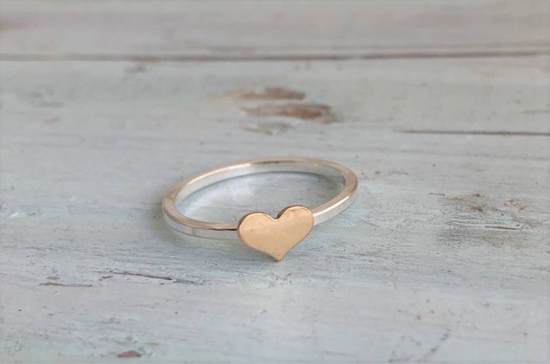 Gold Herz Ring Gold Herz Ring von HipMomJewelry