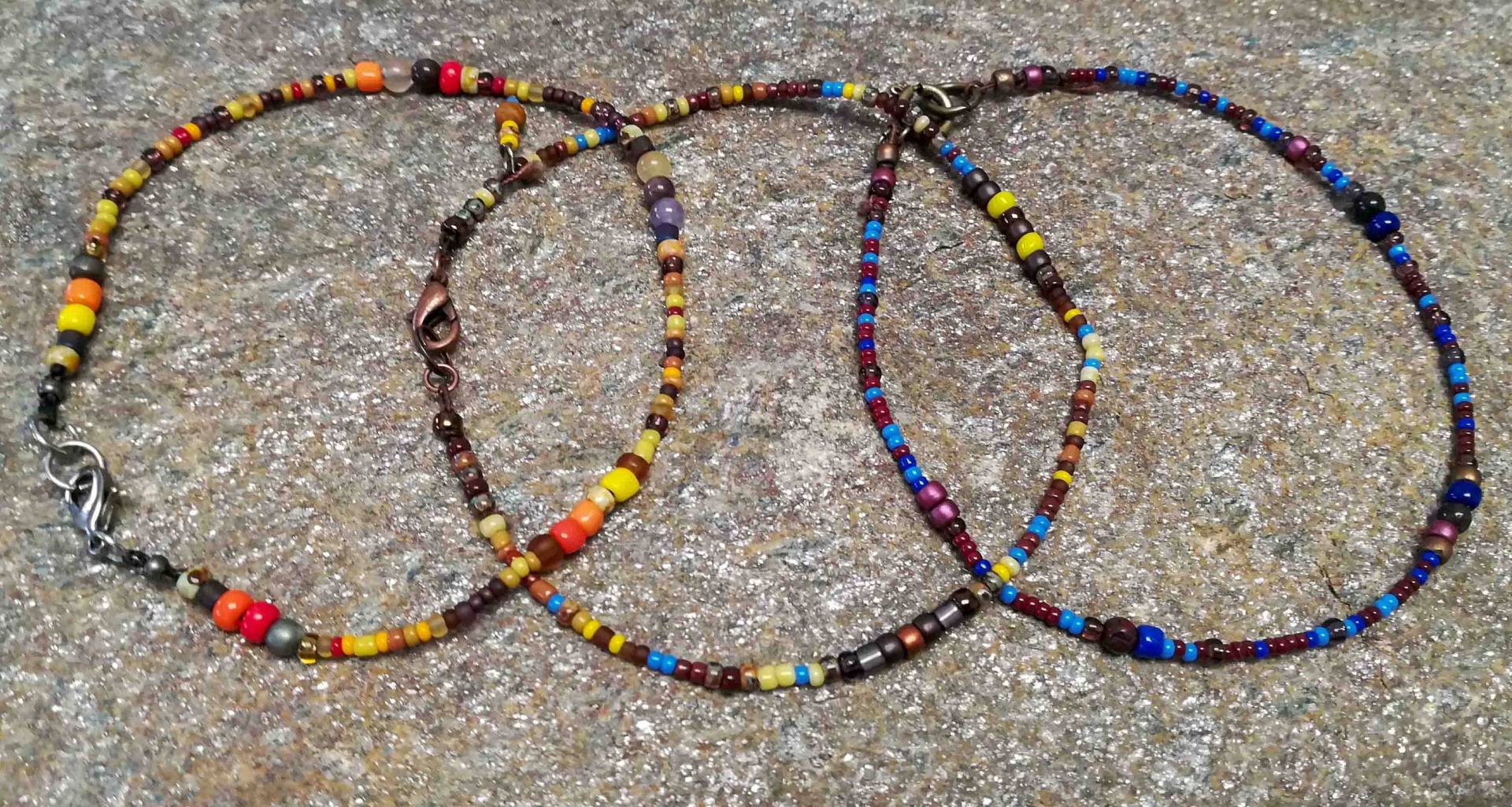 Fußkettchen Aus Steinperlen Und Halbedelsteinen von HipSoulArtJewelry