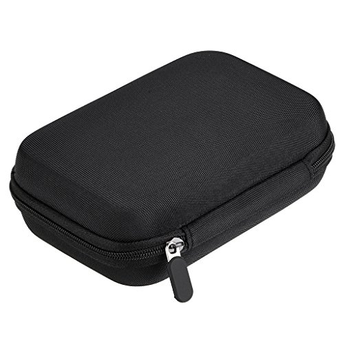 Hipiwe Hartschalen-Tragetasche für ätherische Öle 12 Flaschen (kann 5 ml, 10 ml Rollen) Reisegröße Tasche Organizer perfekt junges Leben, Doterra und mehr, Schwarz (Schwarz) - HW0055 von Hipiwe