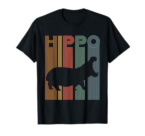 Vintage Hippo T-Shirt Retro Hippo Shirt Damen Herren Kinder T-Shirt Vintage Hippo T-Shirt Retro Hippo Shirt Damen Herren Kinder T-Shirt von Hippo and Hippo Tshirts