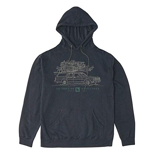 Hippy Tree Wagon Hoody Herren Black Größe L 2020 Midlayer von Hippy Tree