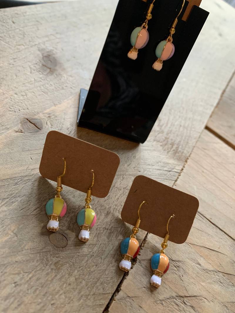 Heißluftballon-Ohrringe von HipvanWol