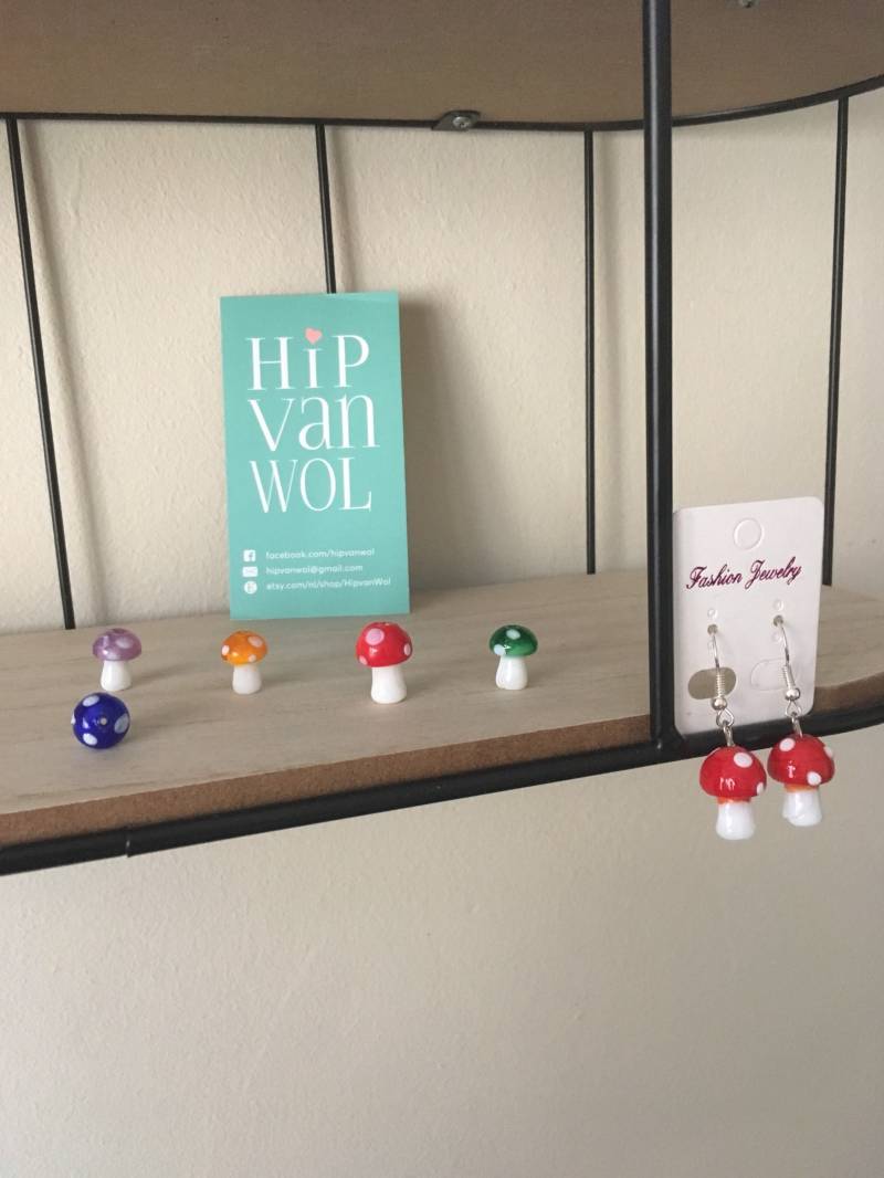 Pilz-Ohrringe von HipvanWol