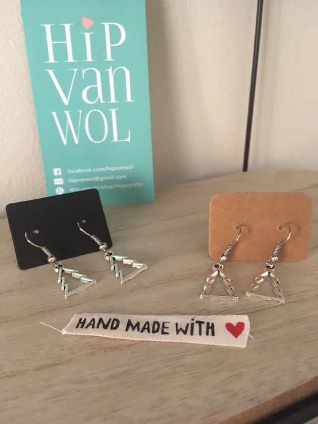 Weihnachtsbaum-Ohrringe von HipvanWol