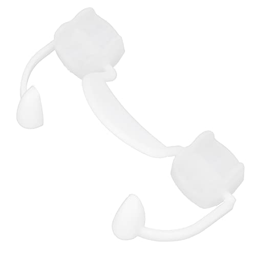 Bloodsucker Fangs Einziehbarer Falscher Zahn mit Zahnreparaturperlen, Halloween-Kostüm, Cosplay, Party-Requisiten von Hiraith