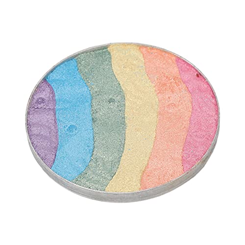 Hiraith Glitzer-Lidschatten, 6 Farben, Langlebig, Feines Pulver, Vielseitig Einsetzbar, Tragbares Metallic-Highlighter-Puder für Make-up (Typ 1) von Hiraith