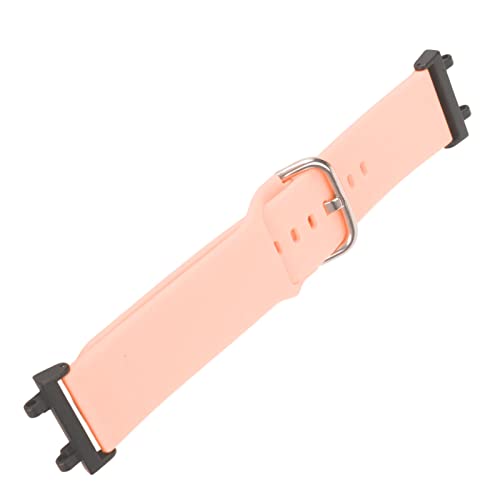 Hiraith Silikon-Smartwatch-Armband, Smartwatch-Armband, Atmungsaktiv, Ersatz, Flexibel, für Männer und Frauen Zum Dating (Rosa) von Hiraith