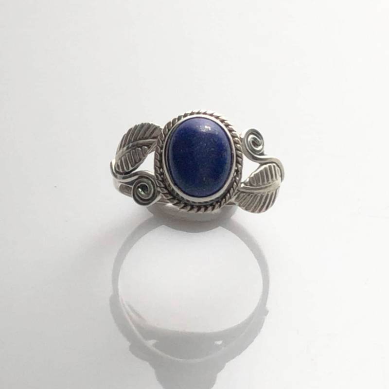 Lapislazuli Herbst Silber Ring von Hirode