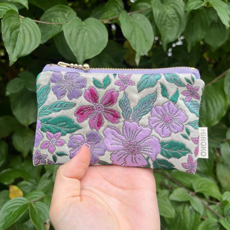 Blumen Geldbeutel Mini Tasche von HirokoSchuppHandmade