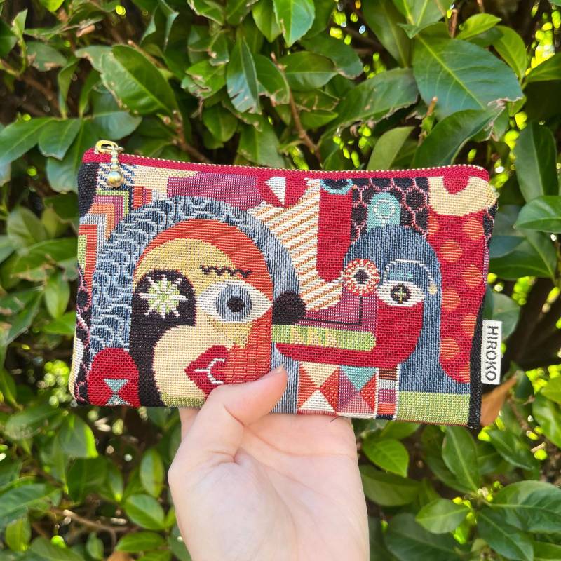 Picasso Kunst Kosmetiktasche, Kleine Stofftasche, Geschenk Für Sie von HirokoSchuppHandmade
