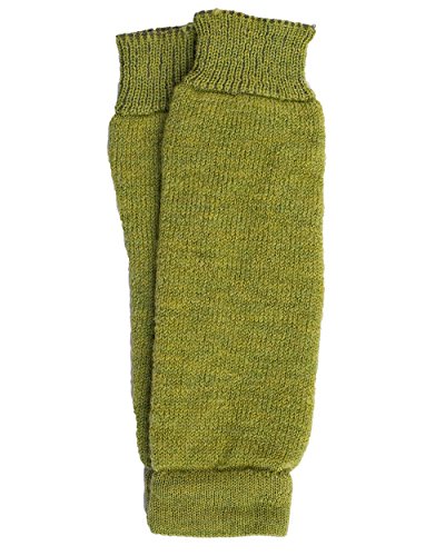 Hirsch Natur, Baby- und Kleinkind Krabbelschoner/Beinstulpen, 100% Wolle (Grüne, One size fits most) von Hirsch Natur