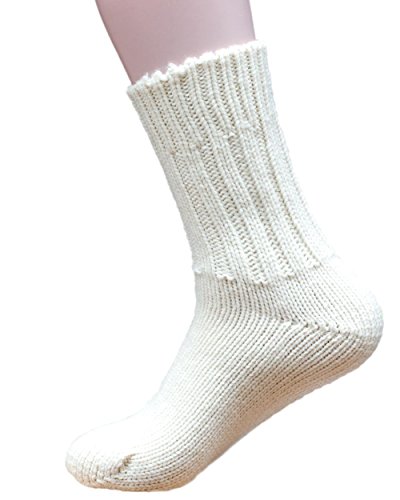 Hirsch Natur Dicke Socken, 100% Wolle (kbT), Natur, 42-43 von Hirsch Natur