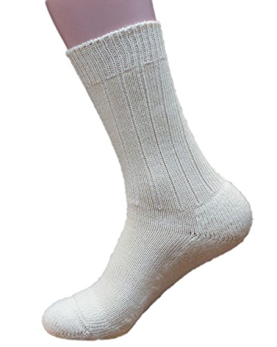 Wandersocken TREKKIES, Wolle Baumwolle, Hirsch Natur-Gr. 40/41, Natur von Hirsch Natur