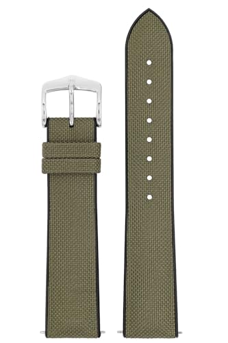 Hirsch Uhren-Armband Arne L 22 mm Grün 0925090040-2-22 von HIRSCH H
