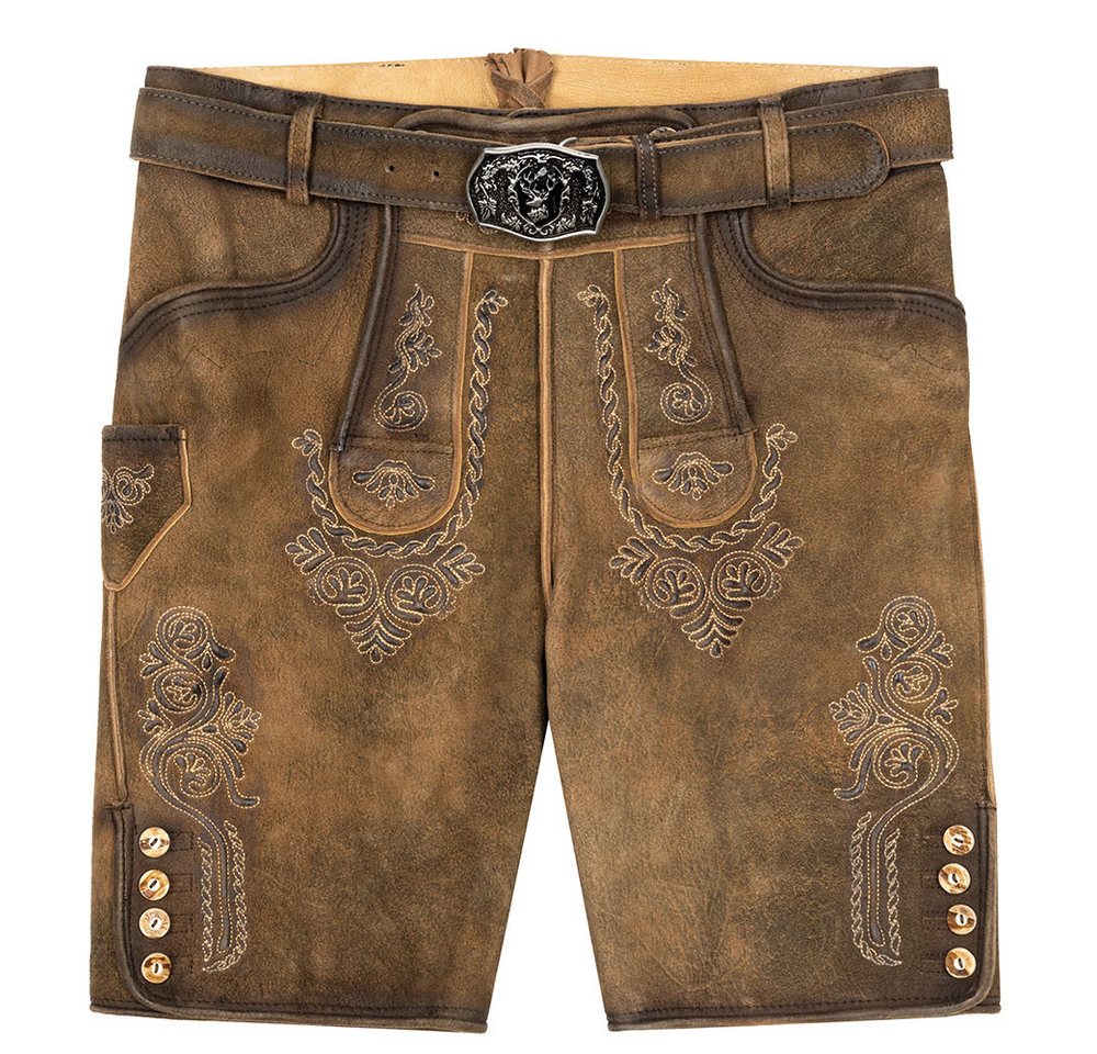 Hirscher Tracht Trachtenlederhose Kurze Lederhose - Salzburg Hirscher Tracht Trachtenlederhose Kurze Lederhose - Salzburg von Hirscher Tracht